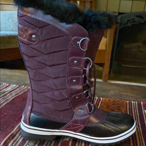 Women's Winter Boots with Faux Fur Lining - Picture 6 of 10